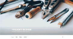 Desktop Screenshot of ficientdesign.com