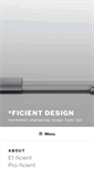 Mobile Screenshot of ficientdesign.com