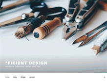 Tablet Screenshot of ficientdesign.com